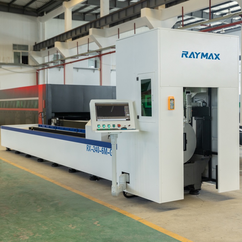 Tube fiber laser cutter