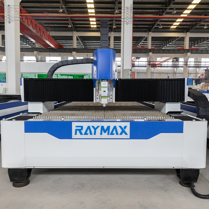 Open type fiber laser cutter for plate