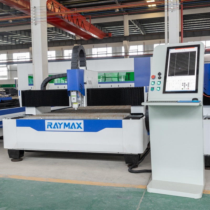 Open type fiber laser cutter for plate