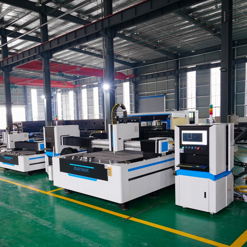 Open type fiber laser cutter for plate and tube