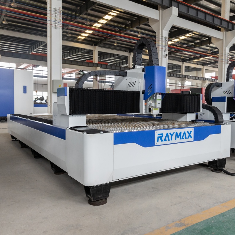 Open type fiber laser cutter for plate