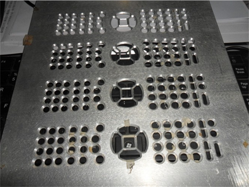 Laser cutting machine sample